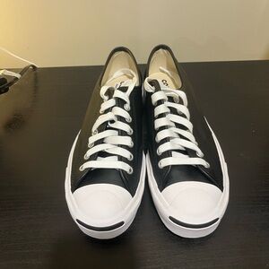 Converse Jack Purcell Leather Black and White Low-Tops